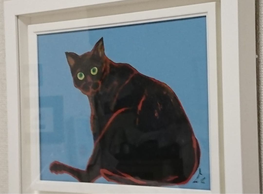 黒猫の現代アート作品