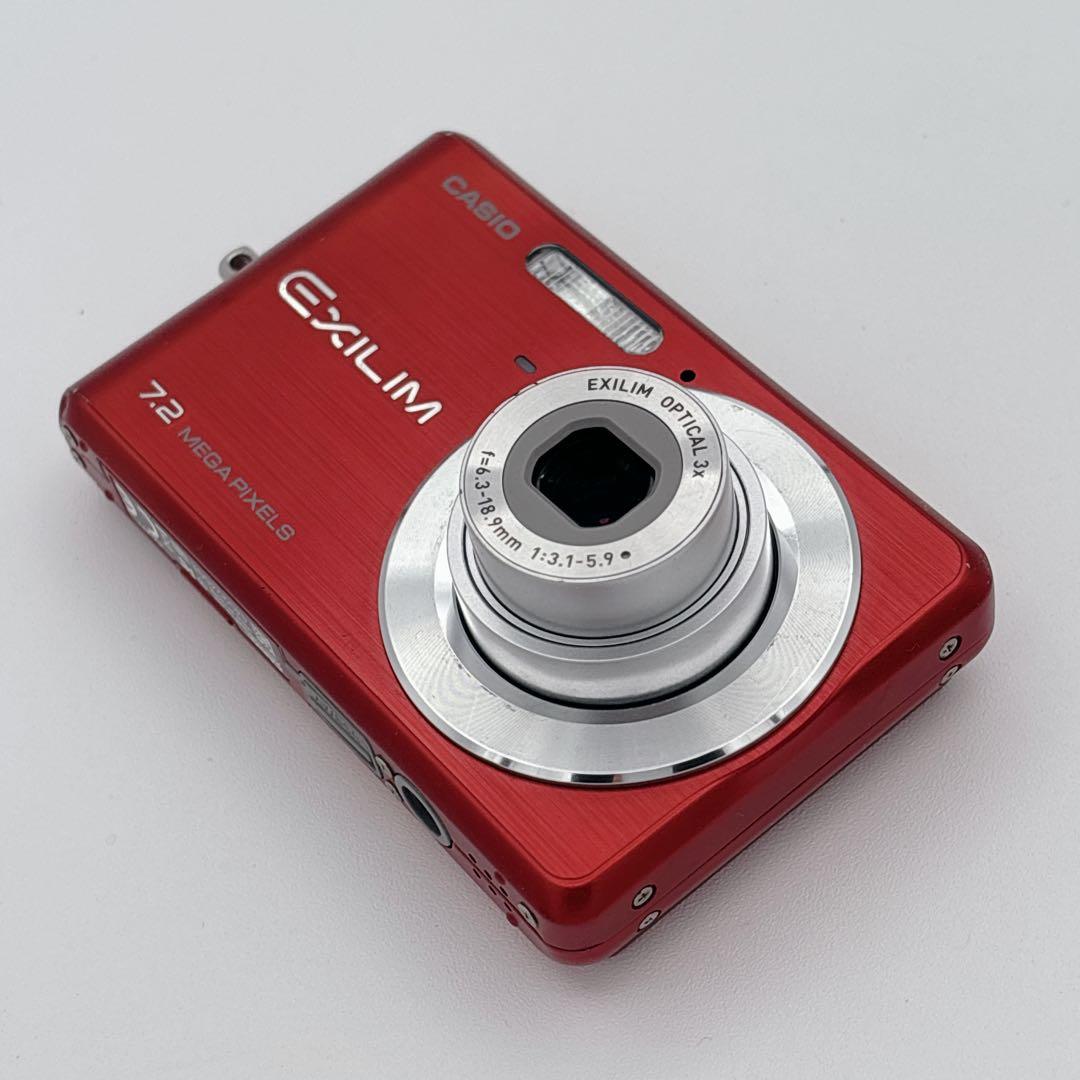 CASIO EXILIM EX-Z77 7.2MP コンデジ 赤 箱付 動作品