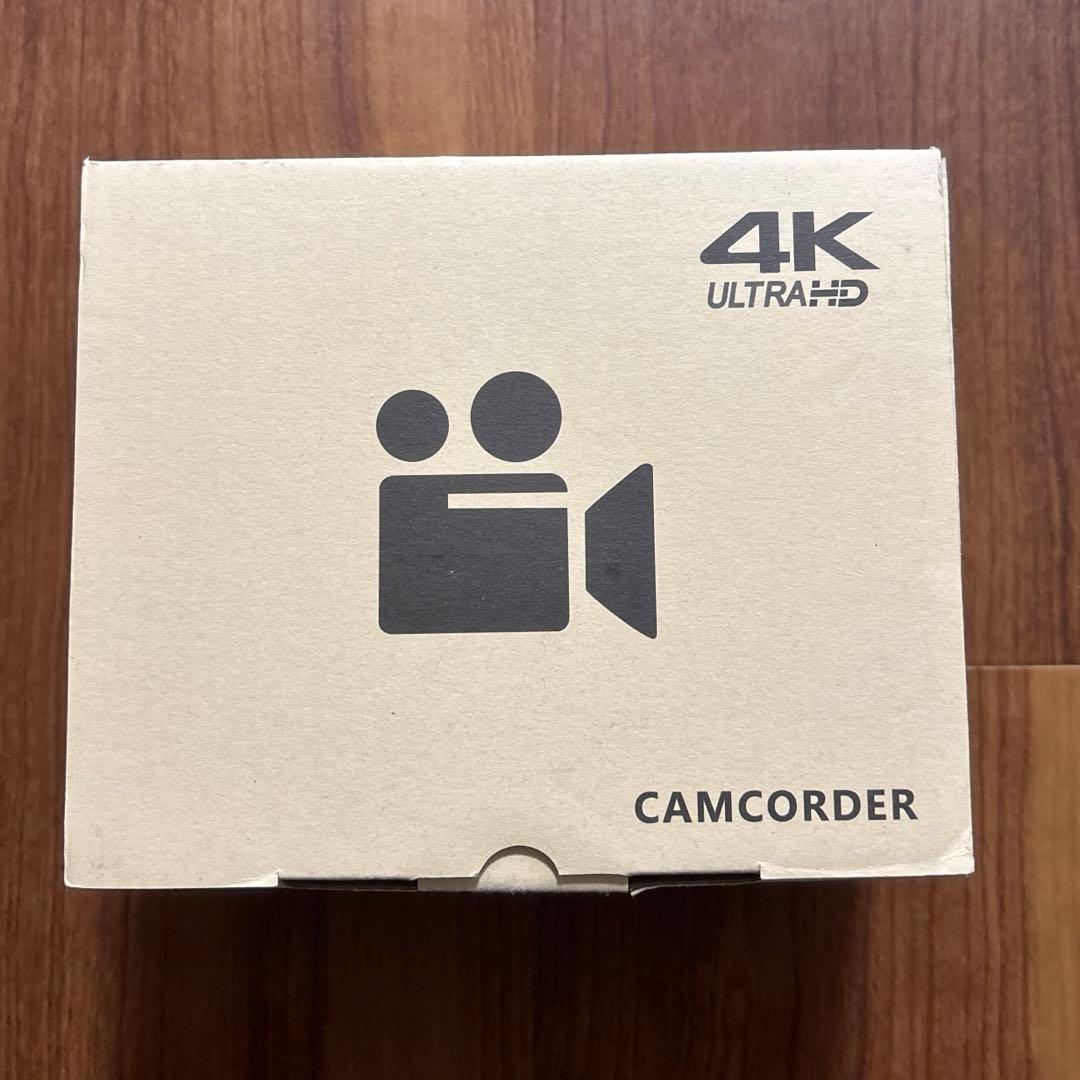 4K ビデオカメラ YouTube 撮影 動画 カメラ 赤外線暗視 Vlog