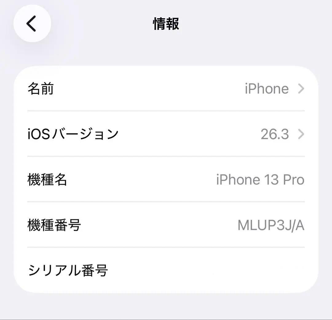 iPhone 13 Pro シルバー 256GB 100% SIMフリー