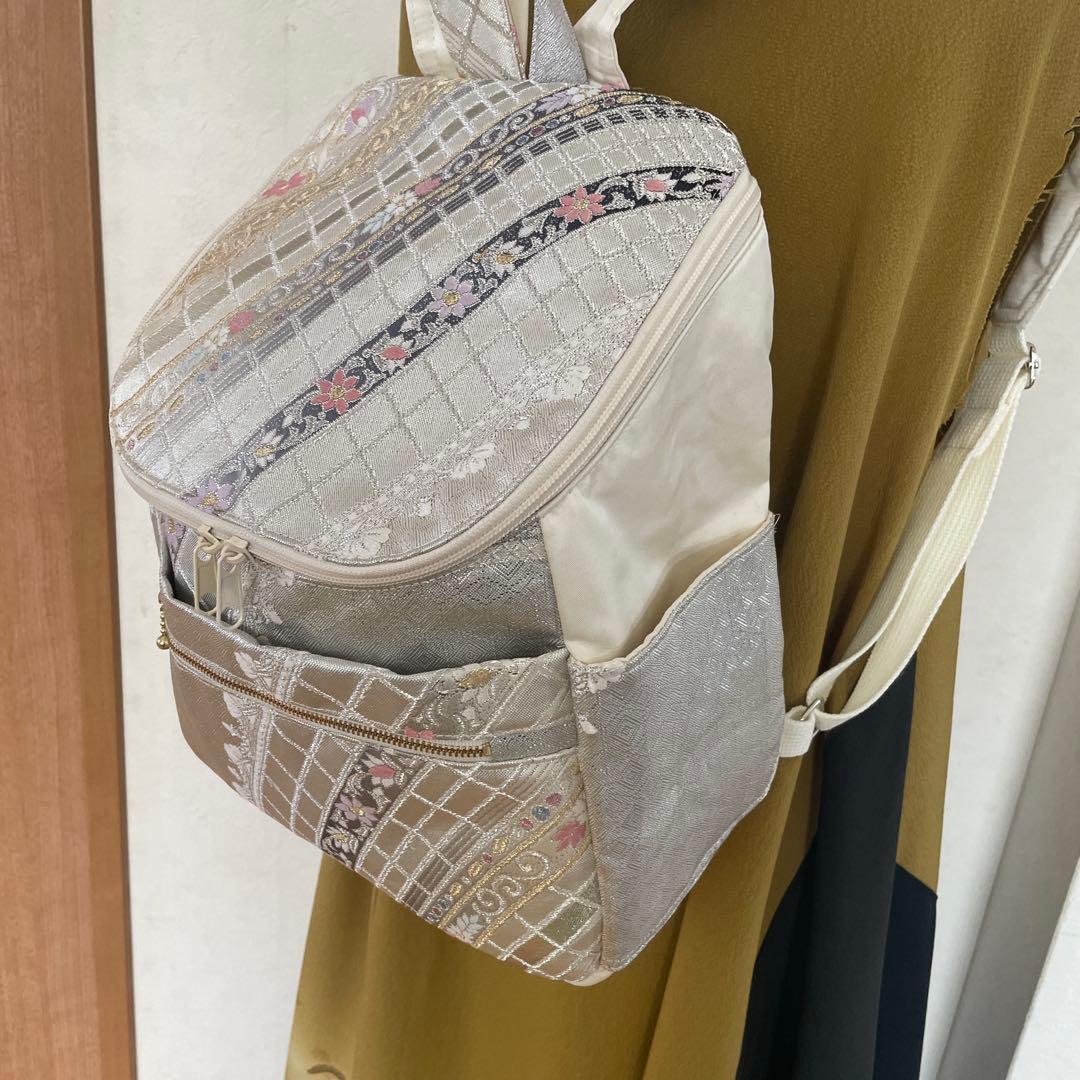 帯リメイクリュック 10-5