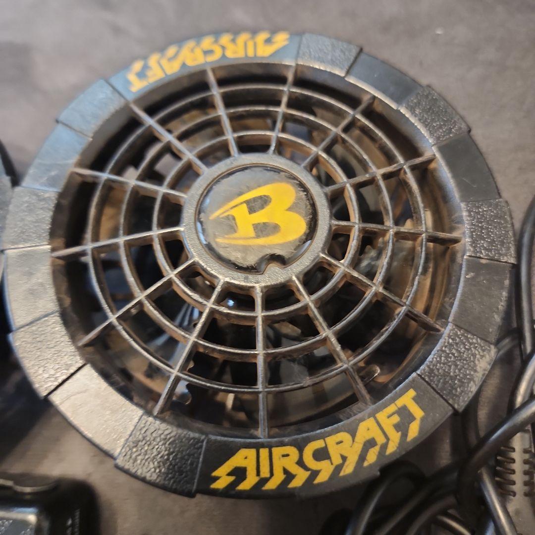 AIRCRAFT 空調服用冷却ファン 2個セット