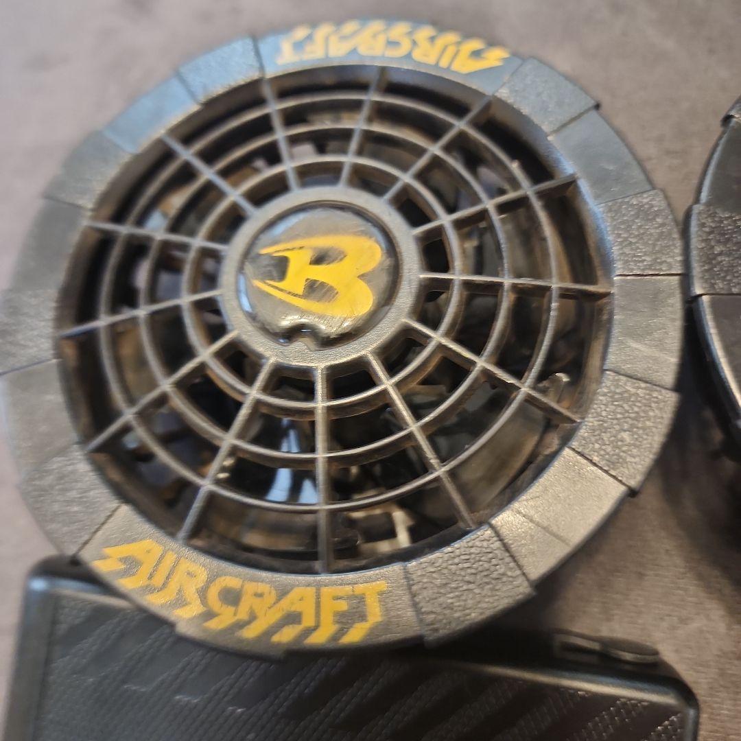 AIRCRAFT 空調服用冷却ファン 2個セット