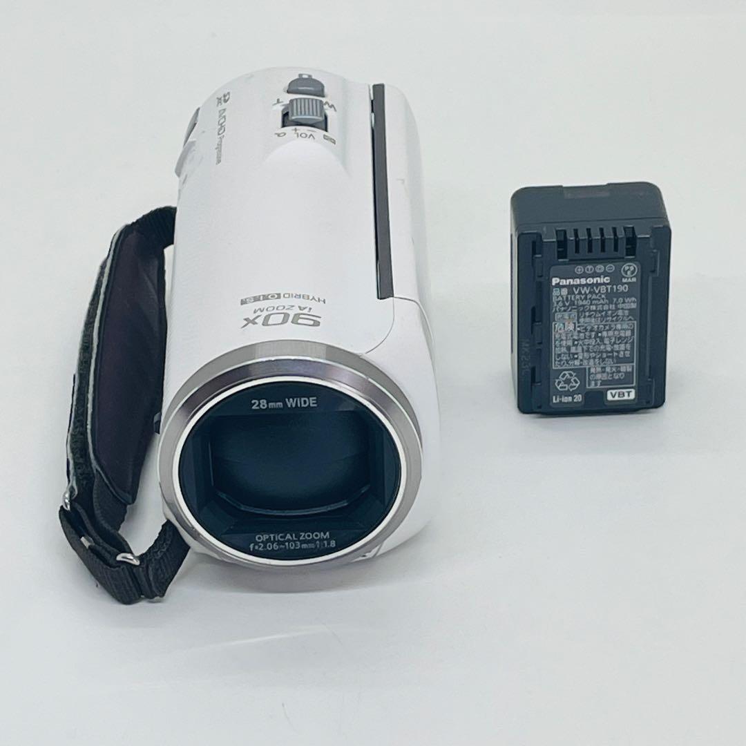 Panasonic HDビデオカメラHC-V360MS-W ジャンク