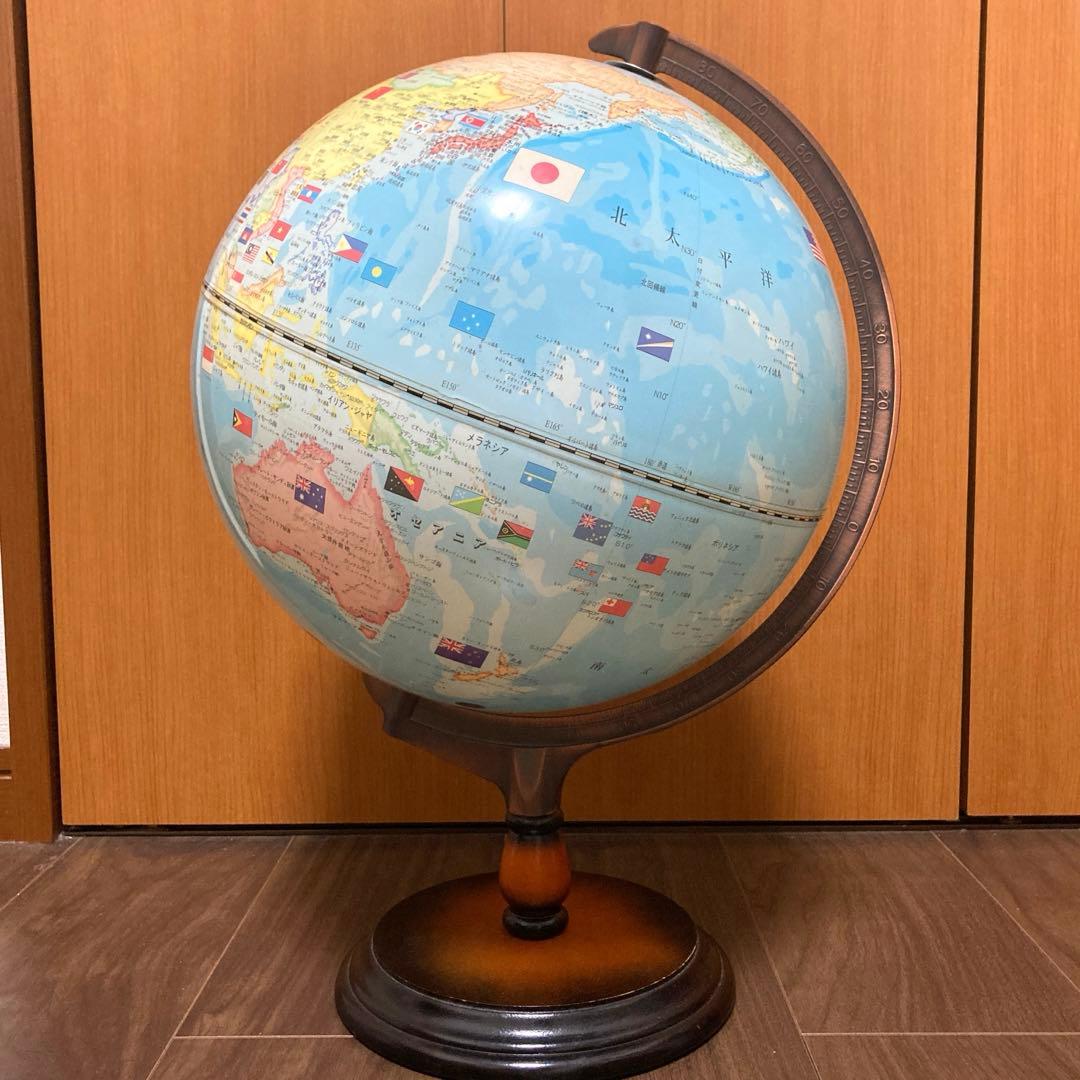 レイメイ藤井 国旗付地球儀(高さ約46cm)