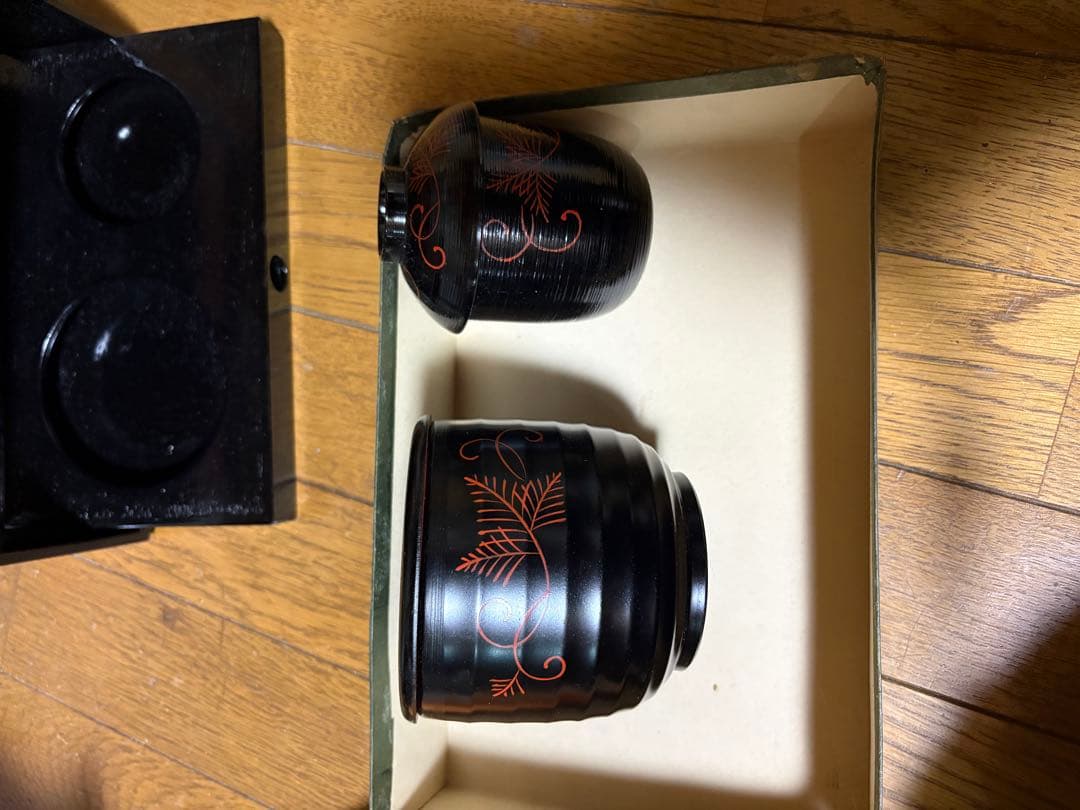 茶道具　野点弁当セット　漆器セット 5客セットで　未使用です。