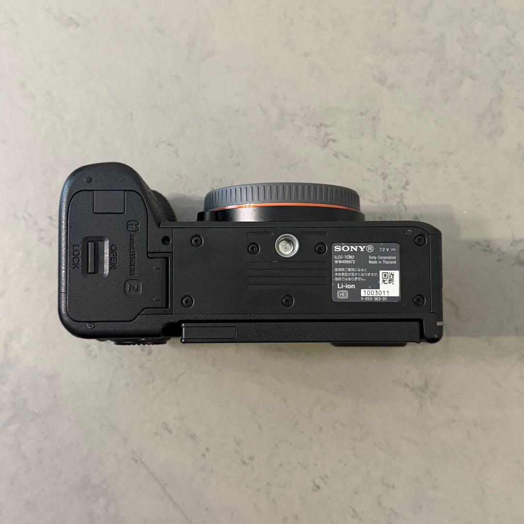 SONY α7CII ブラック ILCE-7CM2 B バッテリー2個 a7c2