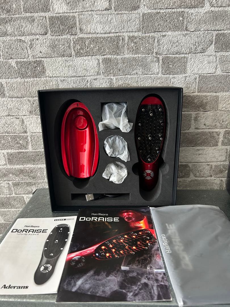 アデランス　電気リフトブラシ　LED EMS HairRepro DoRaise