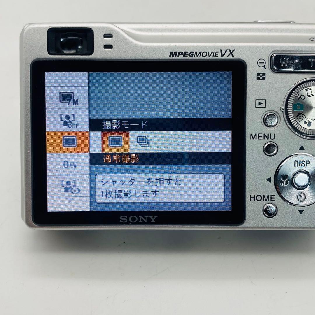 ★【美品動作確認済み】SONY Cyber-shot DSC-W80